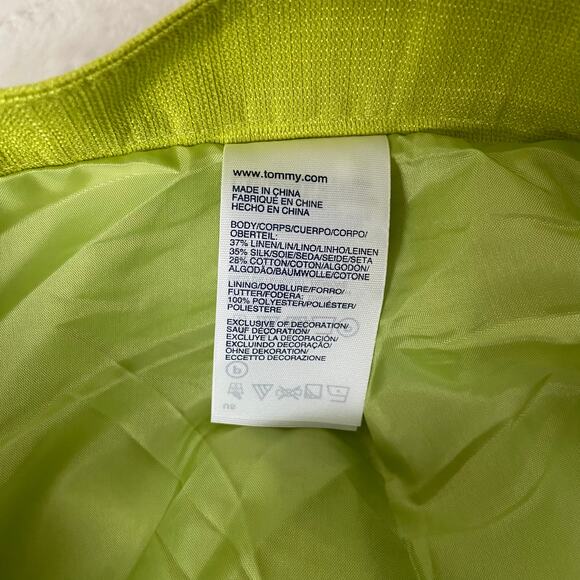Tommy Hilfiger Lime Green Mini Skirt - Picture 4 of 5